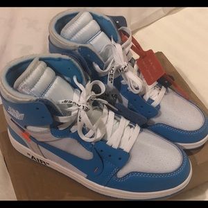 Jordan 1 off white UNC